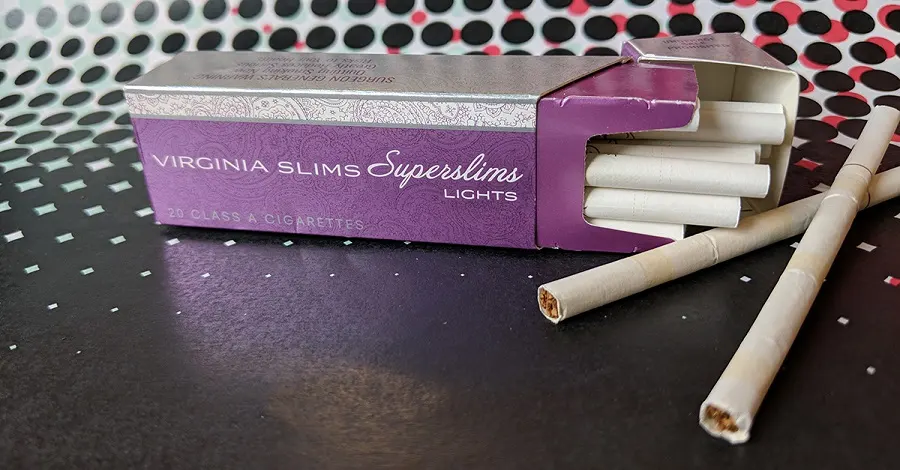 سیگار کم بو Virginia Slims Superslims