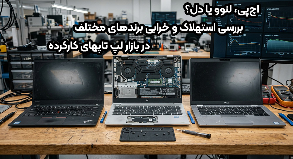 اچ‌پی لنوو یا دل؟ بررسی استهلاک و خرابی برندهای مختلف در بازار لپ تاپهای کارکرده